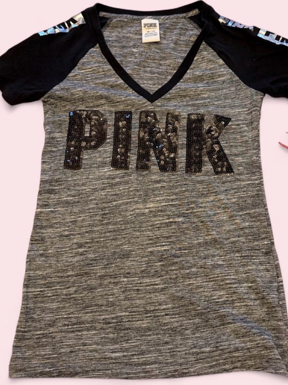 Rare Victorias Secret Pink V neck Shirt